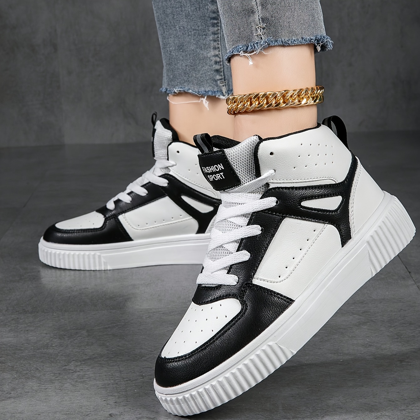 Girls black outlet high top shoes