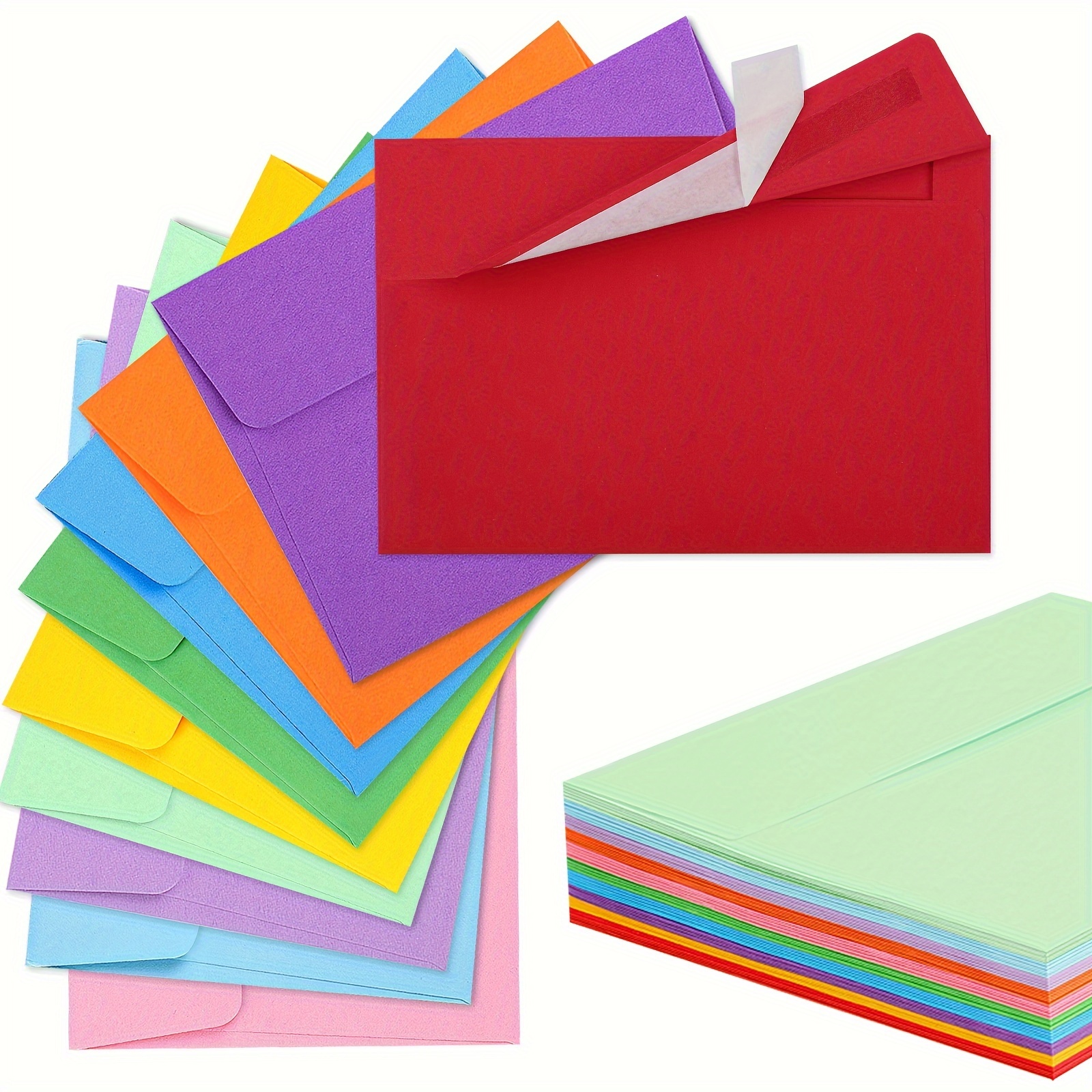 Sobres Papel,Sobres Regalo,Sobres de Colores,Mini Sobres,Sobres Papel Kraft  Pequeños,para Bodas,Fiestas,Cumpleaños,Regalos y Tarjetas de Felicitación  Navidad Acción de gracias : : Oficina y papelería