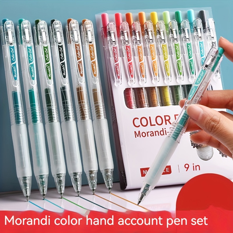  HANKU Colored Gel Pens 0.5 mm Fine Point Color Ink