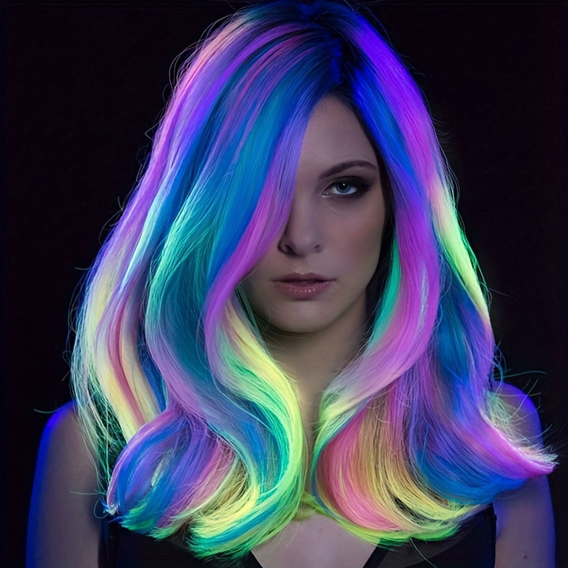 Hair Color Glow In The Dark - Temu