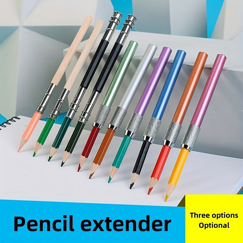 Pencil Extender Universal Metal Pencil Extender Double ended - Temu