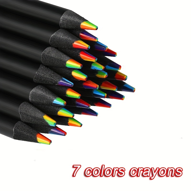 24pcs Macaron Colors Pencils Set, Oil Based Pastel Neon Colored