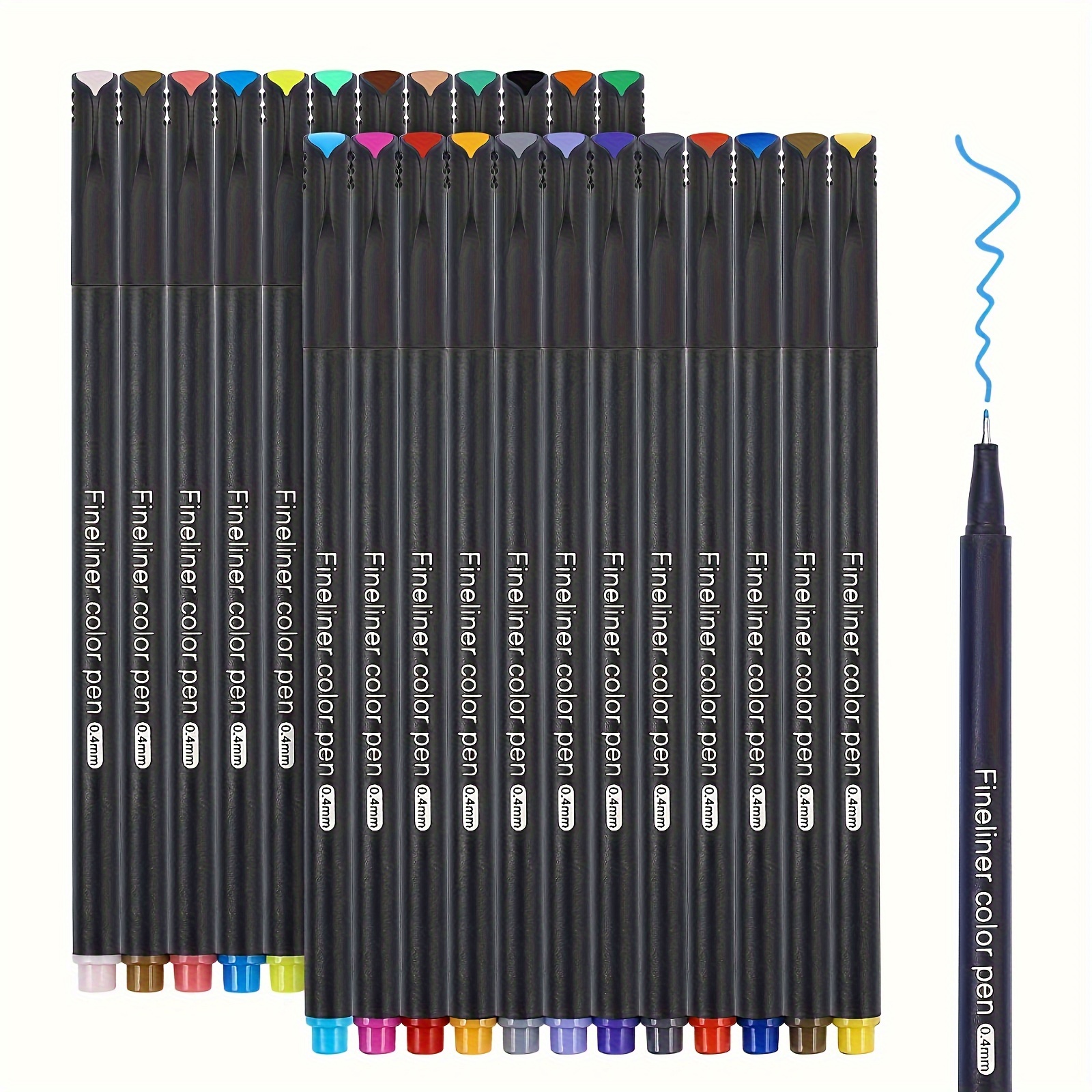 0.4mm Fine Liner Pen Felt Tip Kawaii Pens Drawing Sketch Markerscute School  Korean Stationary Supplies 