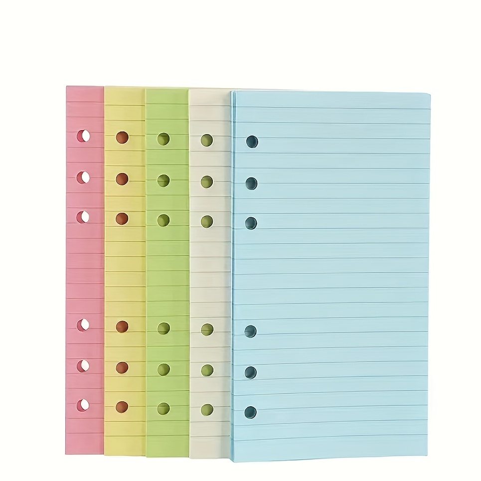 45-page Loose-leaf Notebook Inner Page A5 A6 A7 Horizontal Line Loose-leaf  Inner Page 6-hole Loose-leaf Refill Suitable For Loose-leaf Notebook - Temu  France