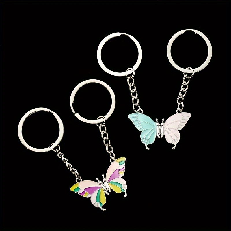 Colorful Butterfly Car Keychain - Temu