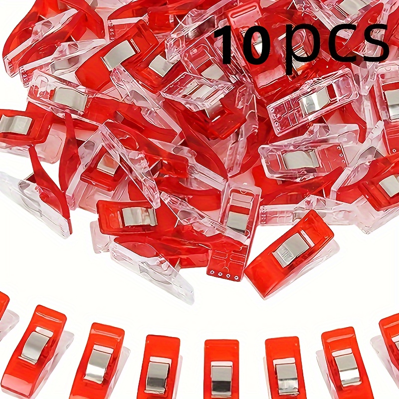 Plastic Sewing Clips Quilting Crafting Clips Wonder Clips No Pins Clips For  Crochet Knitting Safety Clip (100pcs, Random Color)
