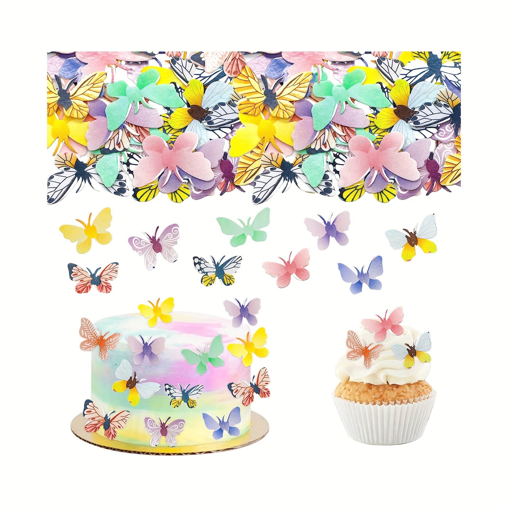 Cake and Dreams Store - Ahora ya puedes decorar tus pasteles 🎂 con la  nueva tendencia de Mariposas Comestibles y darles un toque super cute  💖😍🥰 Checa nuestro catálogo en