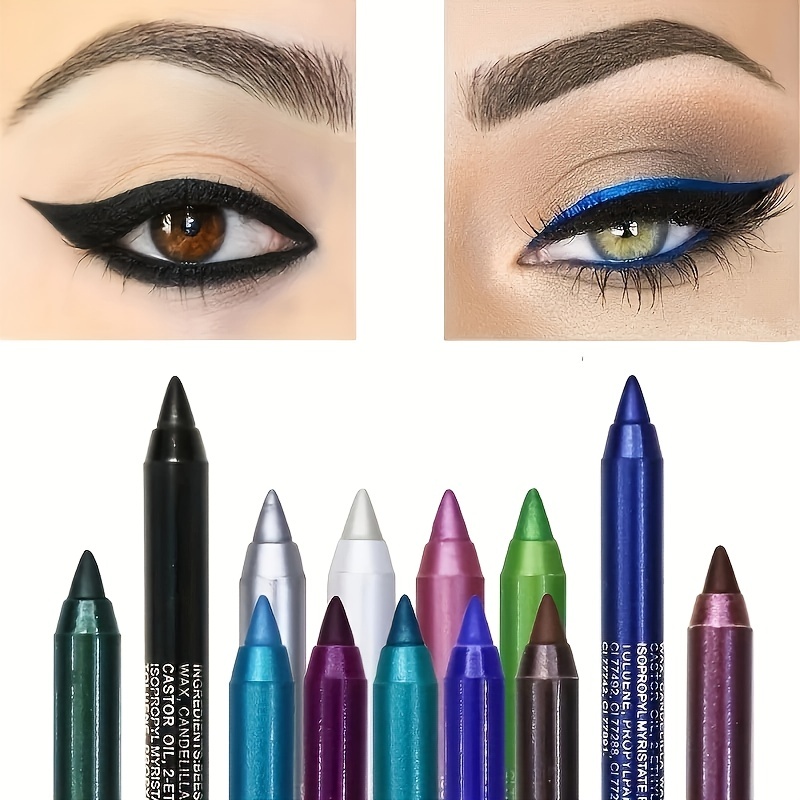 Brown/black Eyeliner Pencil Waterproof Sweat Proof Long Lasting Smudge  Proof Eyeliner Makeup Pen - Temu United Arab Emirates