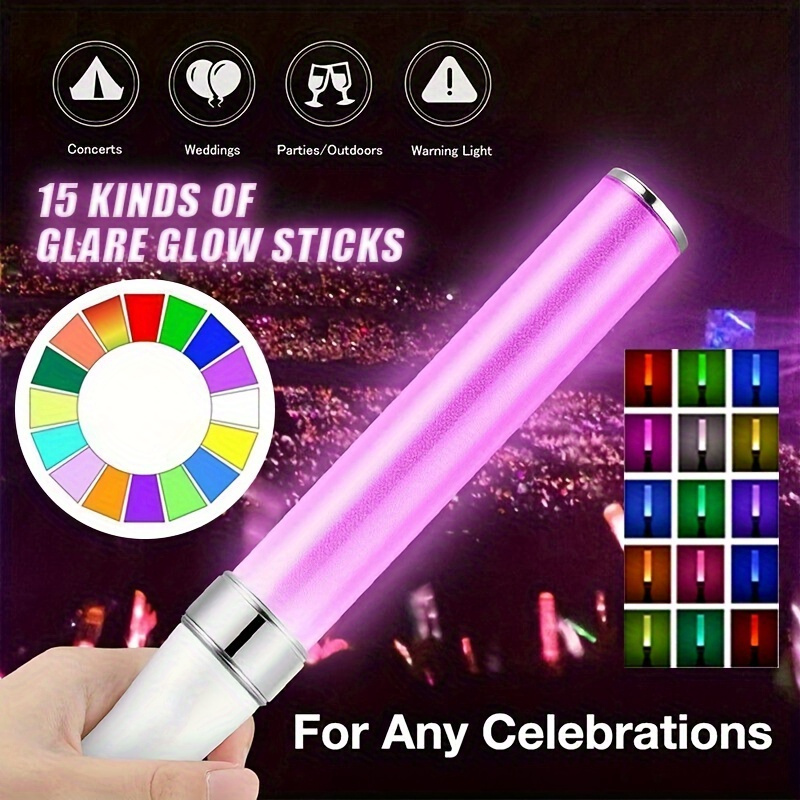 3/5pcs Large Glow Sticks 30cm Fluorescence Light Glow In The Dark Neon  Luminous Stick Wedding Birthday Party Concert Props Decor