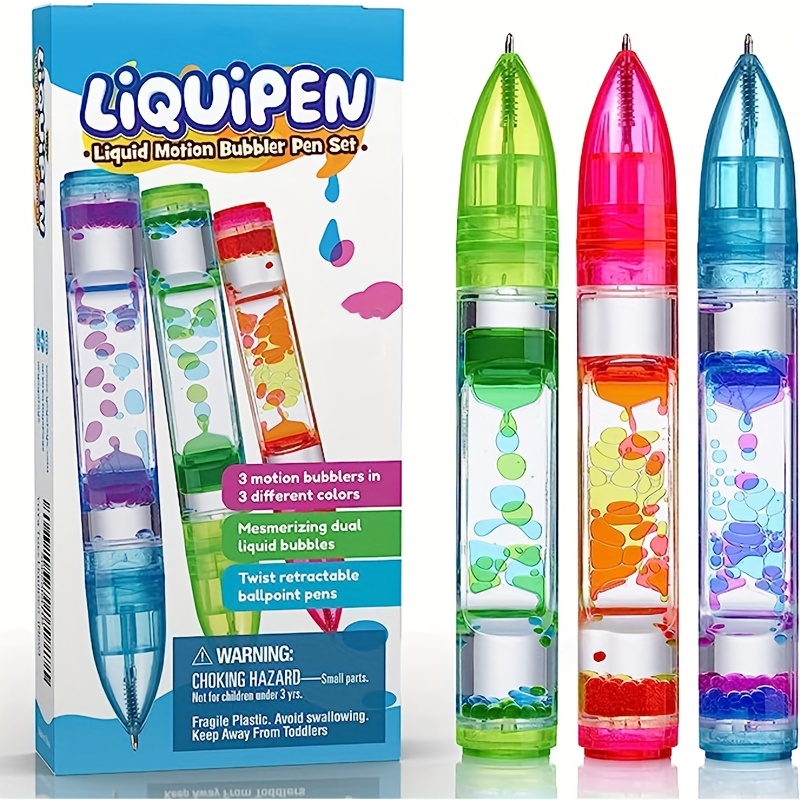 6 bolígrafos mágicos para niños, 5 en 1, multifuncionales, con sello de  dibujos animados, para niños, con sello de burbujas, bolígrafo de regalo  para