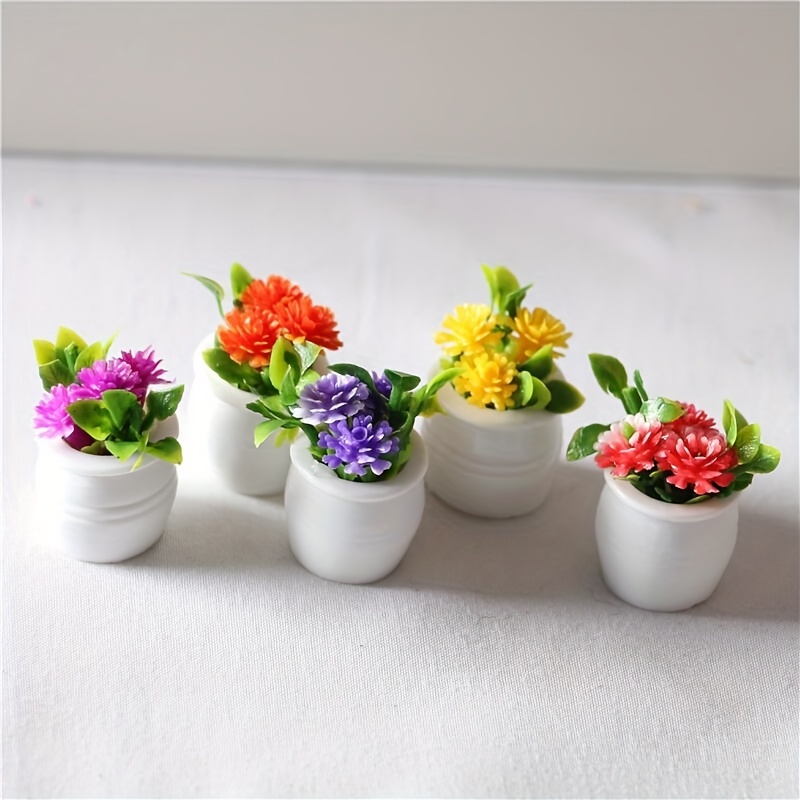 4pcs Casa Muñecas Plantas En Maceta Artificiales En - Temu Chile