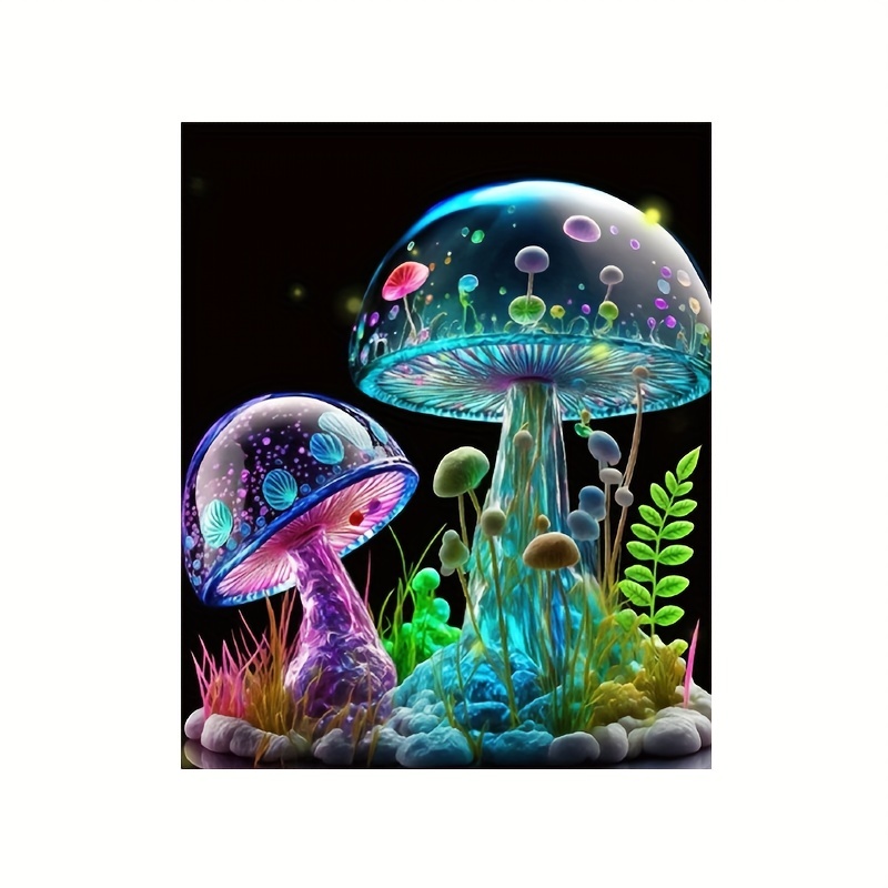 Mushroom Diamond Painting - Temu