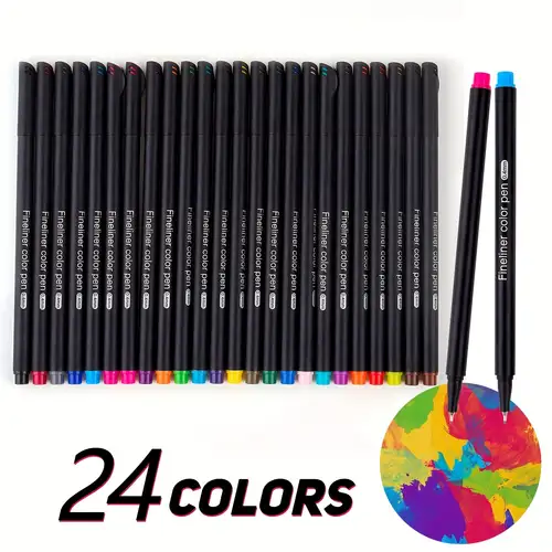 8/24/36/48/60/100pcsGelmushta Gel Pens Unique Colors (No Duplicates) Set  For Adult Coloring Books Drawing With Case Birthday Gift Christmas Halloween
