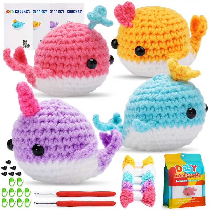Crochet Stuffed Animal Kit Woobles Crochet Kit-Taobao
