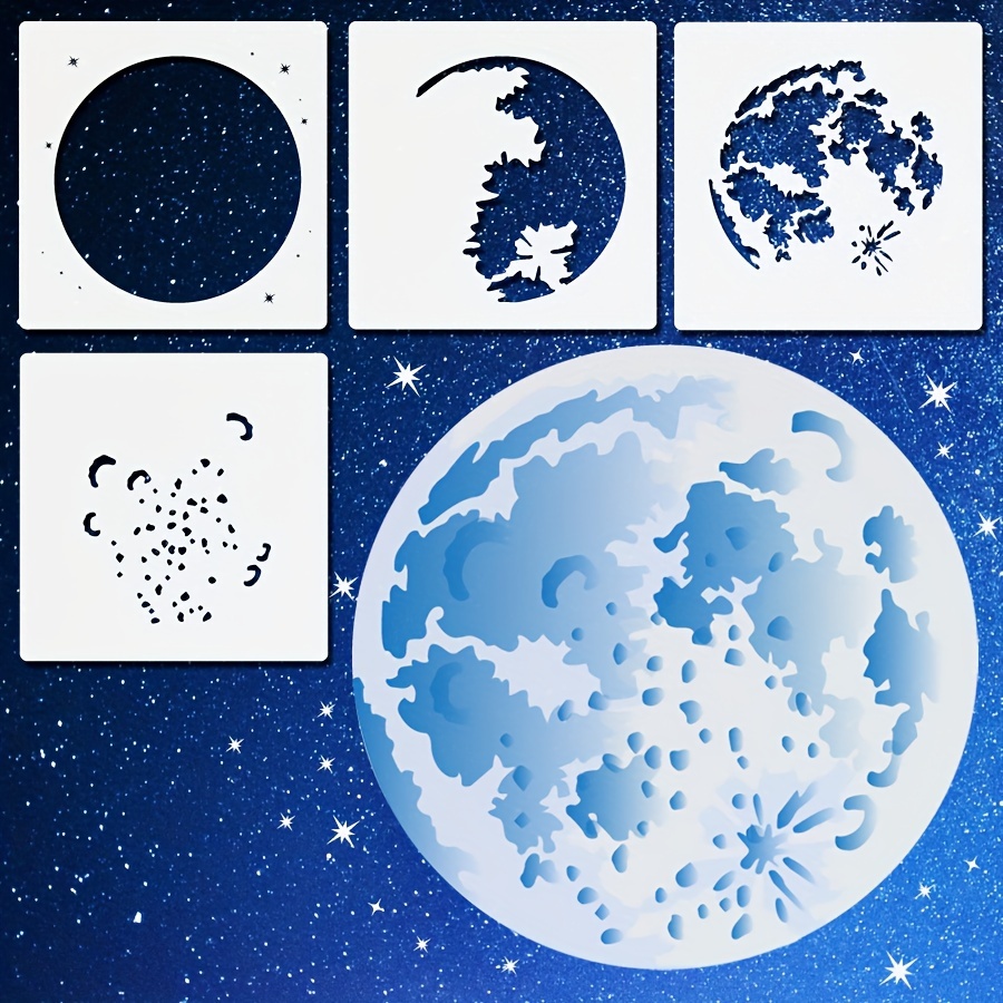 Silk Screen Printing Stencils Mushrooms Stars Moons - Temu