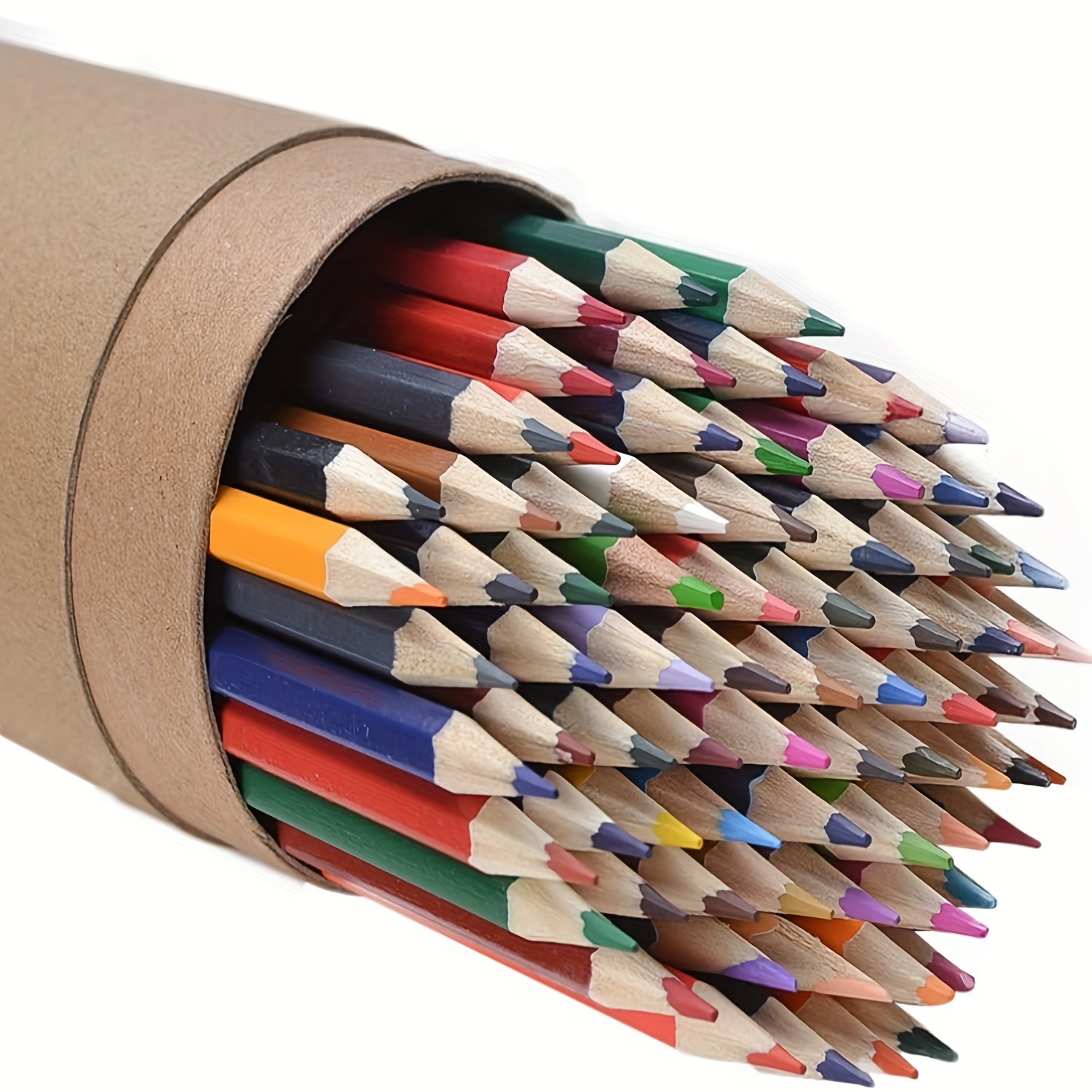 Ohuhu-Crayons de couleur pour le nettoyage, ensemble de 48 crayons à  colorier, fournitures d'art