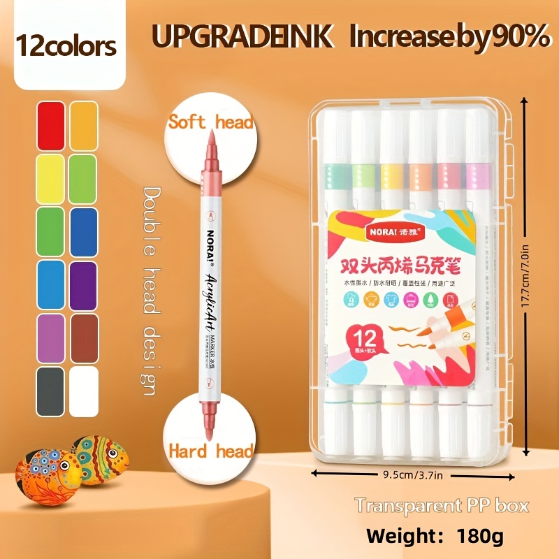 Painting Marker Pen 30 Colors 48 Colors Double Head Marker - Temu