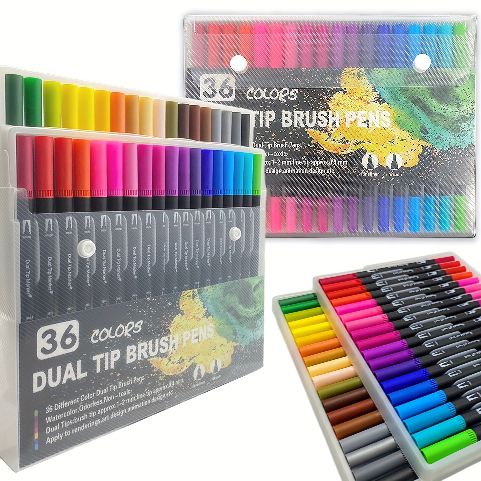 Dual Brush Pens Markers 132 Colors Art Marker Brush Fine Tip Art