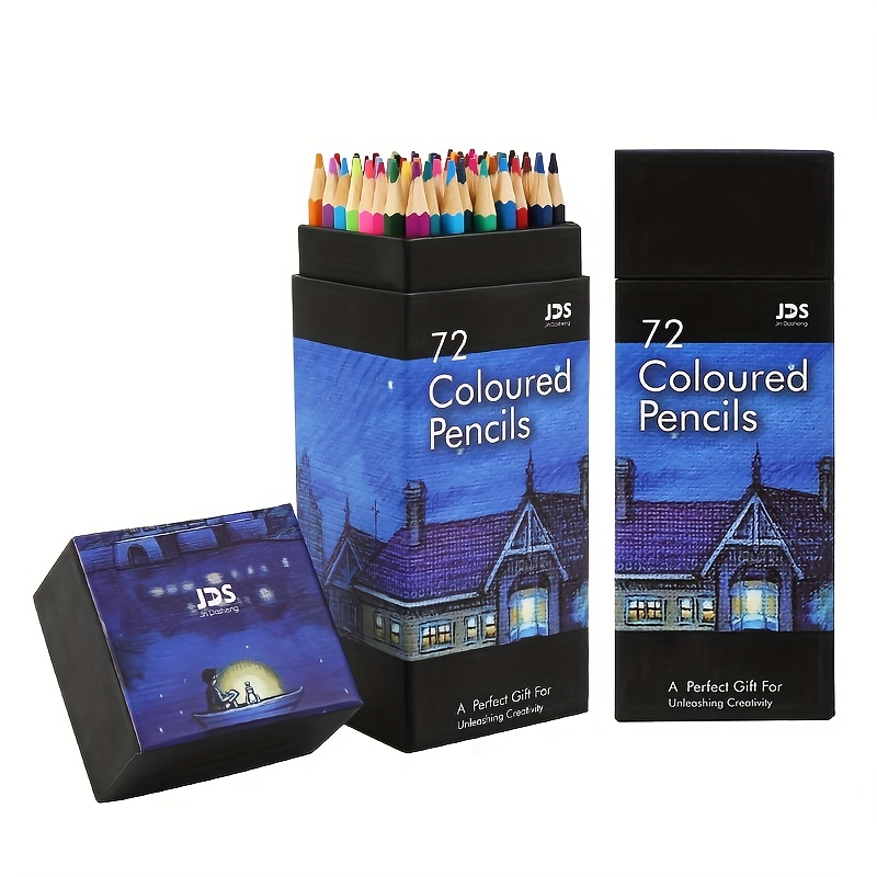 1set Of 12 Colors Professional Drawing & Coloring Pencils For Kindergarten  Kids