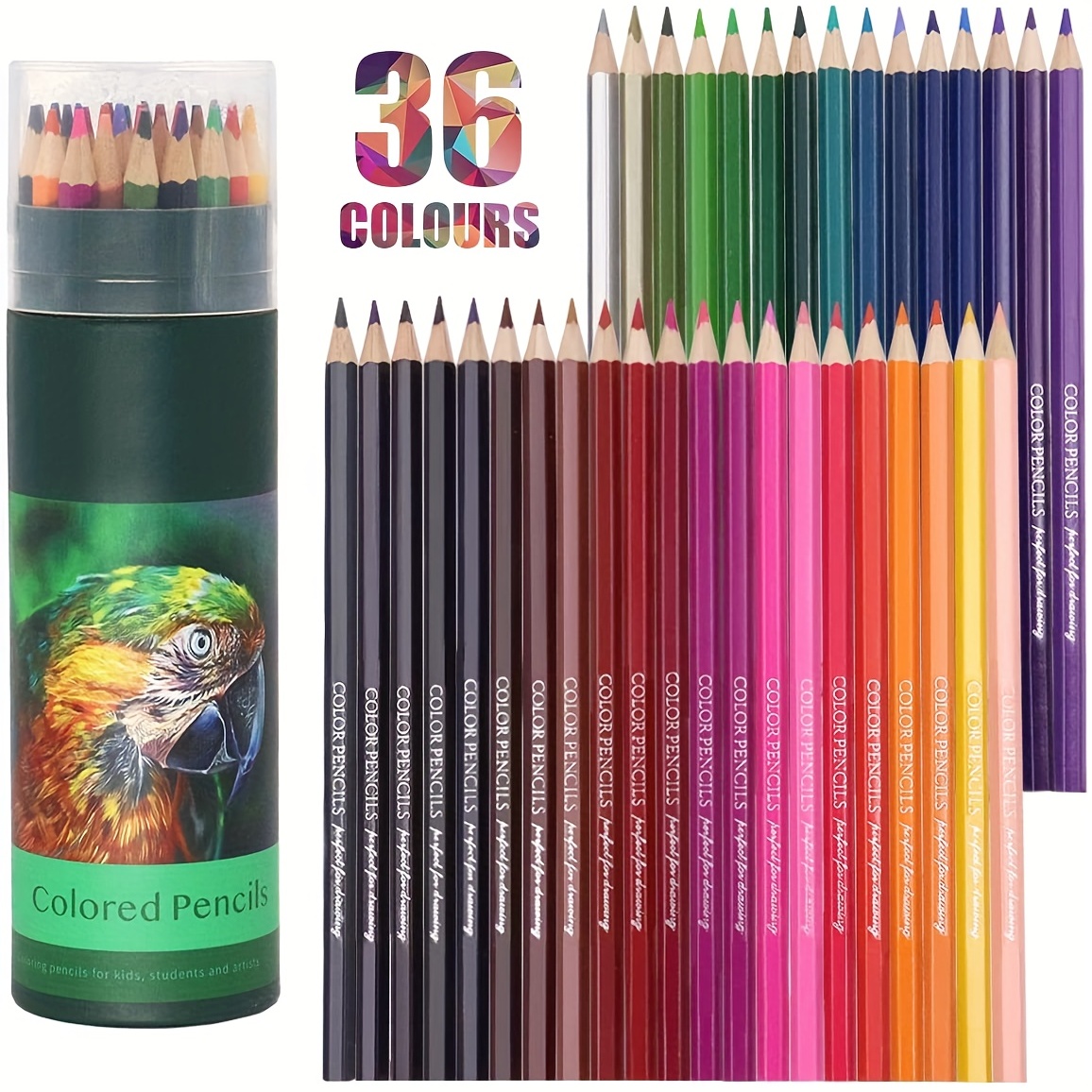 Posca Oil and Wax Coloring Pencils Art Set, 36 Prismacolor Colored Pencils,  Drawing Supplies, Color Pencils, Watercolor Pencils, Colored Pencils for  Adult Coloring, Book for Women or Men 