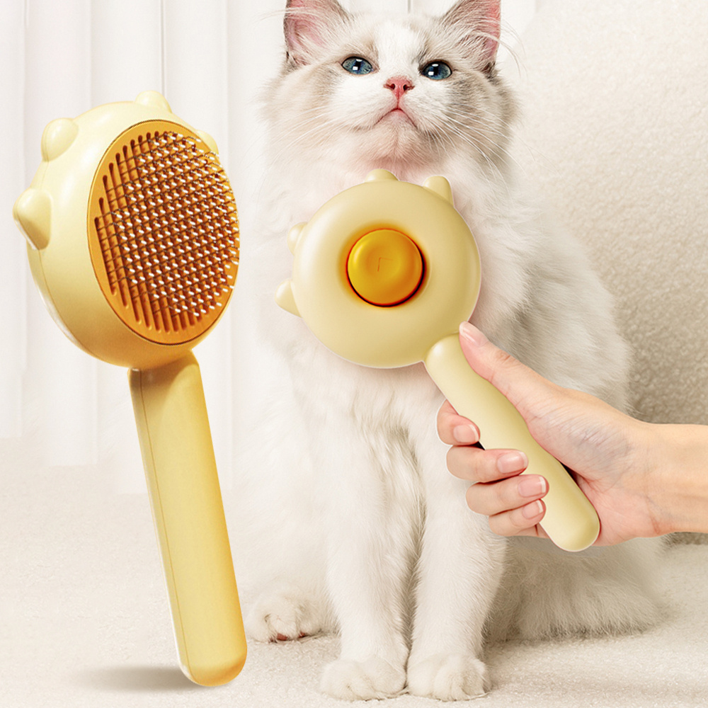 3-in-1 Cat Steam Brush Grooming Brush 2024 Gift Rechargeable Cat Hair Brush  with Liquid Inlet Eliminate Flying and Tangled Hair - AliExpress