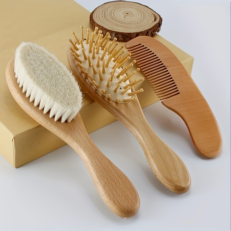  Cepillo de pelo de madera : Belleza y Cuidado Personal