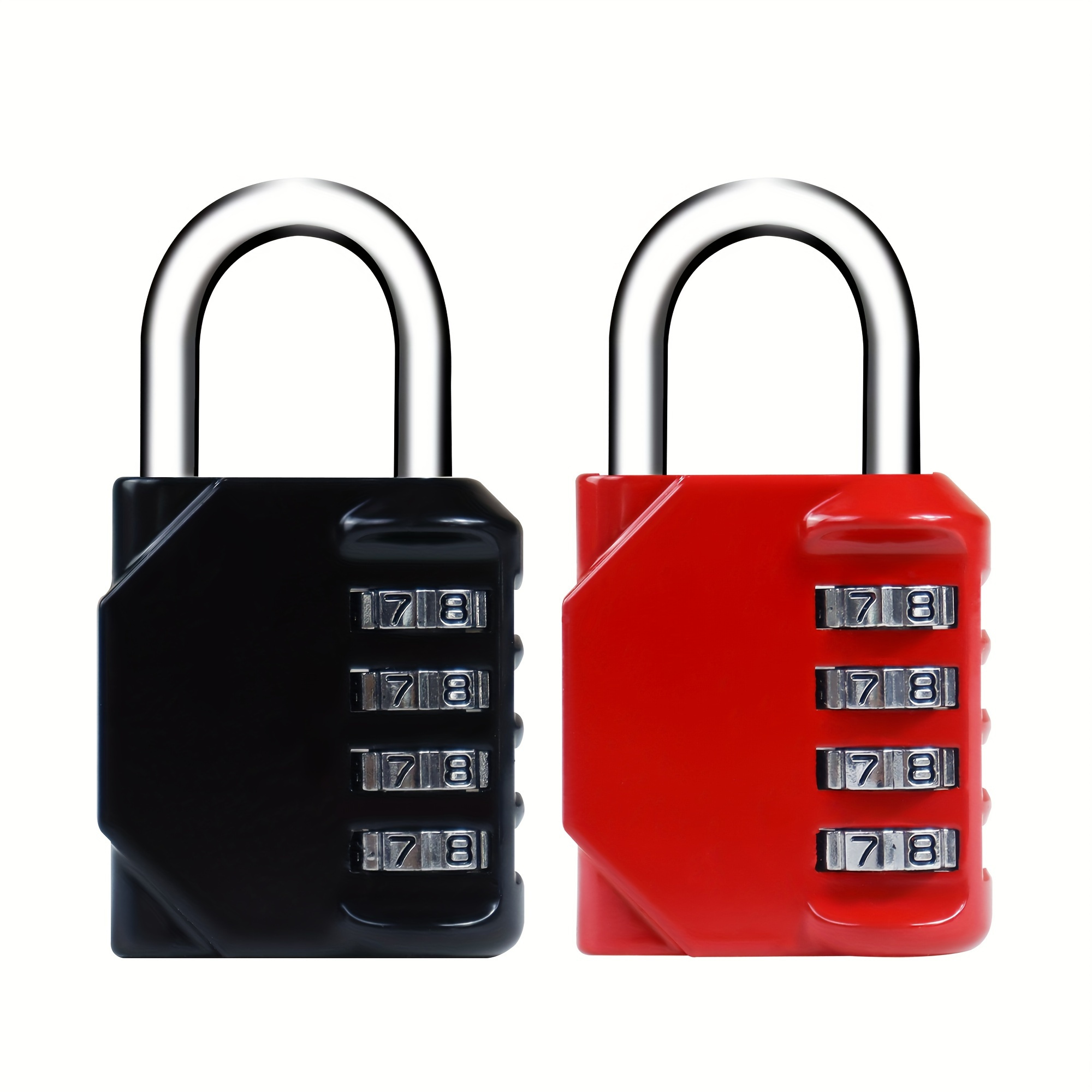 LF] 5PCS Combination Lock 3-digit Padlock Keyless School Work Gym