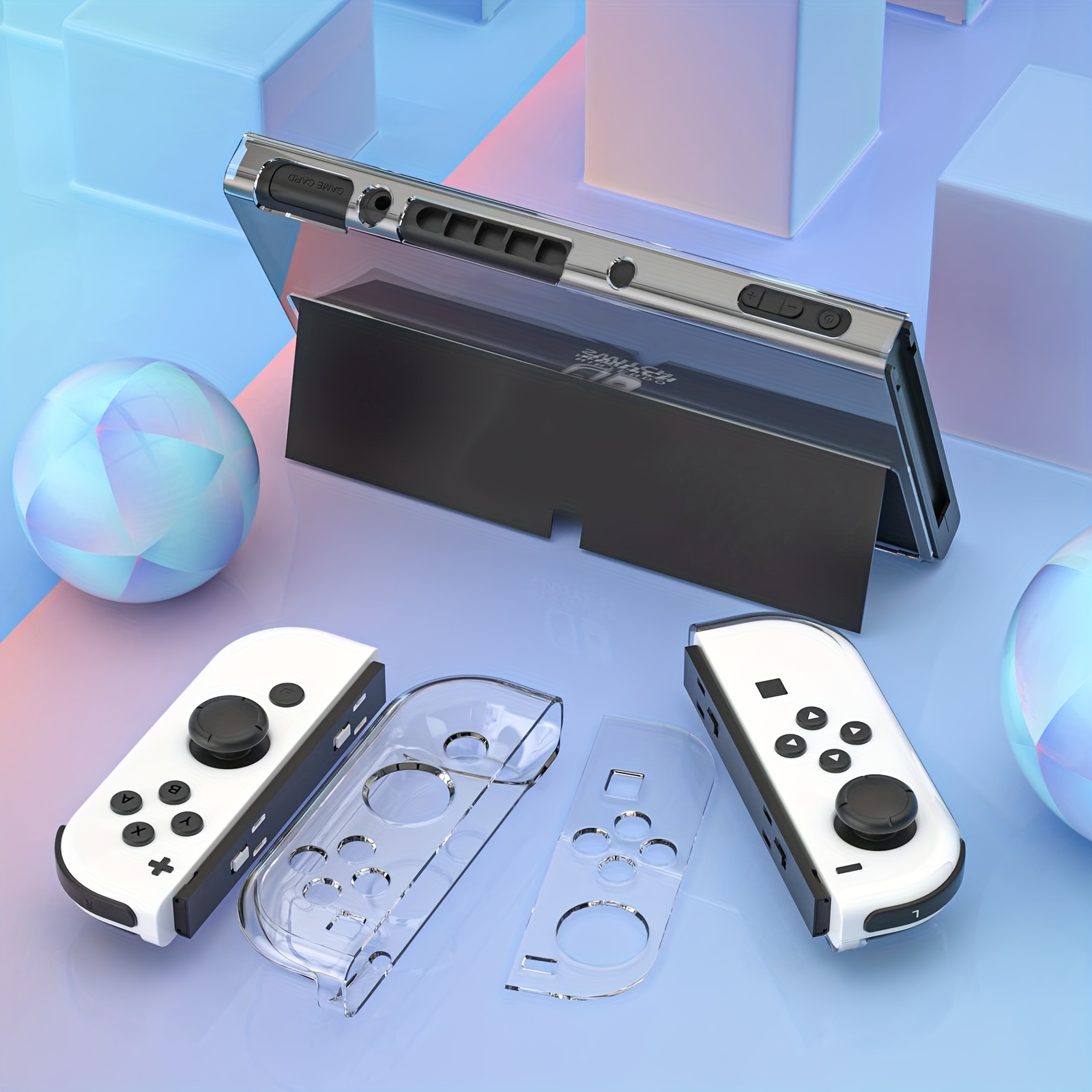 Crystal Case for Nintend Switch Joycon Cover Hard PC Case Compatible  Nintendo Switch Joy-con Controller