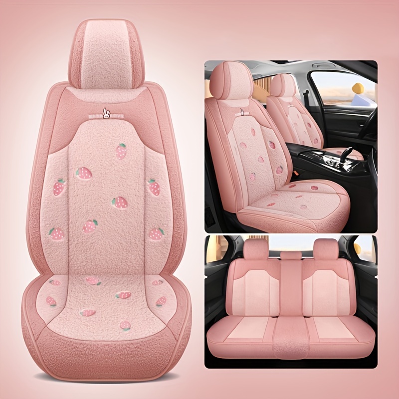 1 Funda Rosa Asiento Coche Cojín Antideslizante Diamantes - Temu Mexico