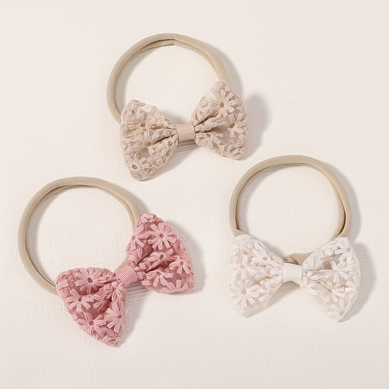 6pcs Sólido Color Bebé Niñas Arco Encaje Adorable Lindo Clips Pelo  Accesorios Cabello, Compre Ahora Ofertas Tiempo Limitado