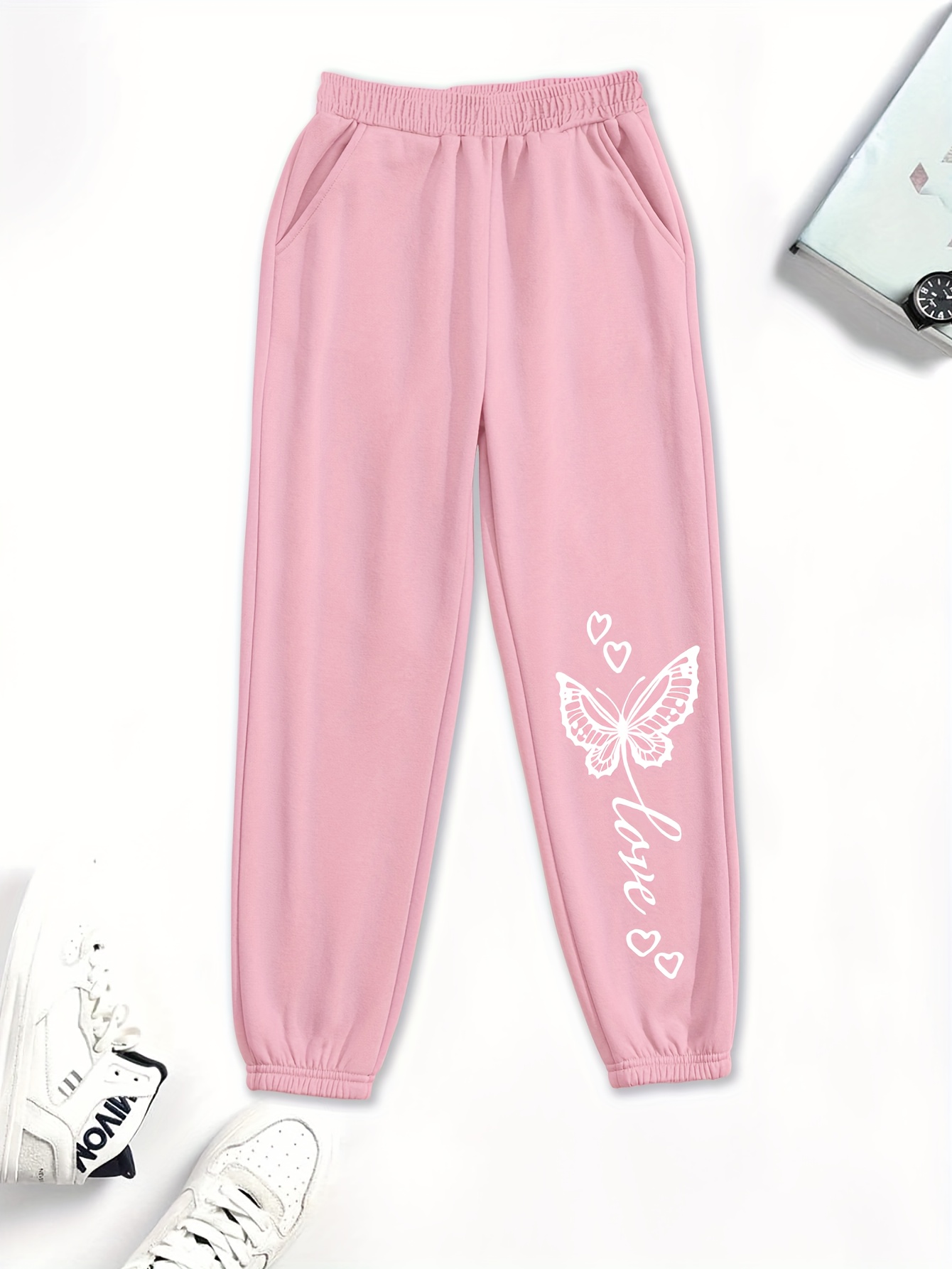 Butterfly Trousers Pants - Temu