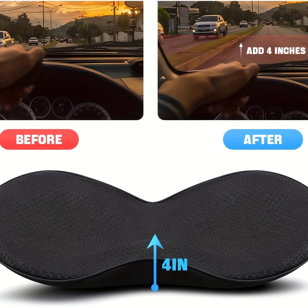 Memory Foam Car Seat Cushion Pad Sciatica & Lower Back Pain Relief For  Drivers