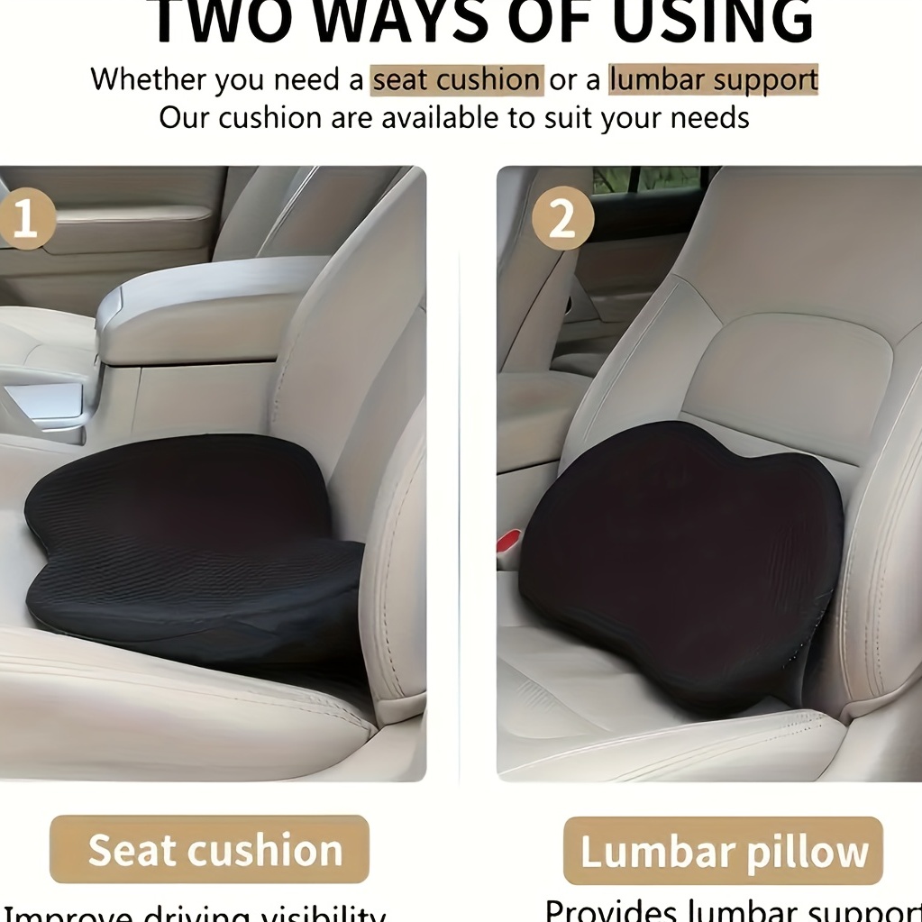 Car Seat Cushion with Back Support Comfort Comfortable Car