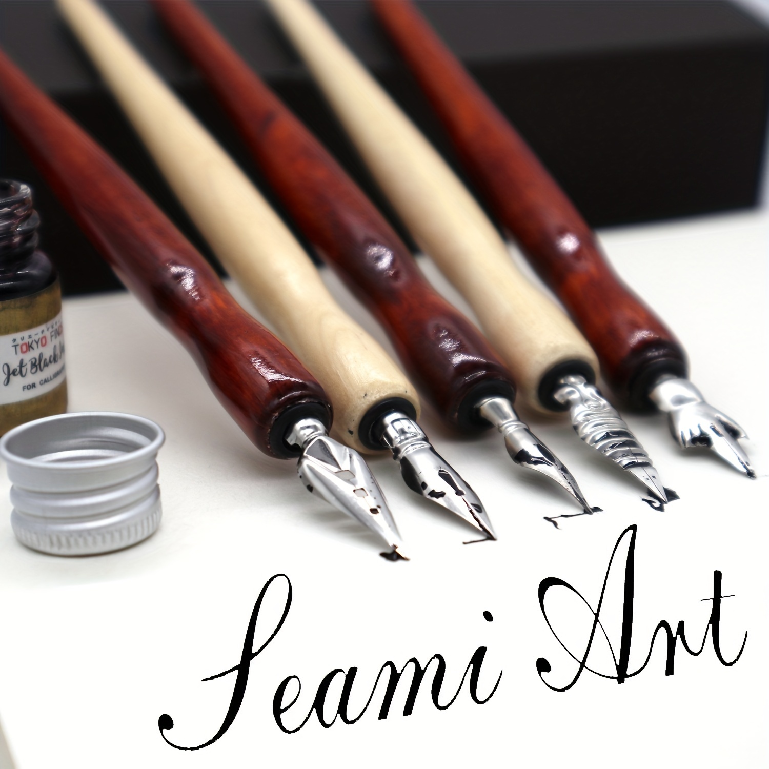 Elevate Your Calligraphy With Our Signature 9 nib Dip Pen - Temu