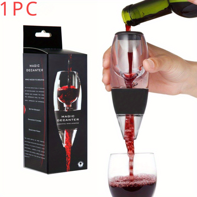 Bec Verseur De Bouteille De Vin Multifonction Rapide, Gonfleur De Vin,  Aérateur De Vin Haut De Gamme Et Filtre De Sédiments - Cadeau D'accessoire  De Vin Parfait Pour Les Amateurs De Vin