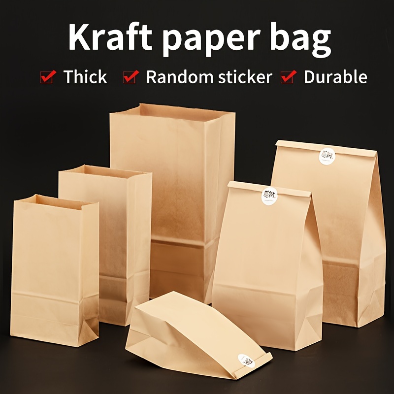 Mini bolsas de papel kraft, 4 x 2.5 pulgadas, para manualidades y bolsitas  de regalo para fiesta, 50 unidades