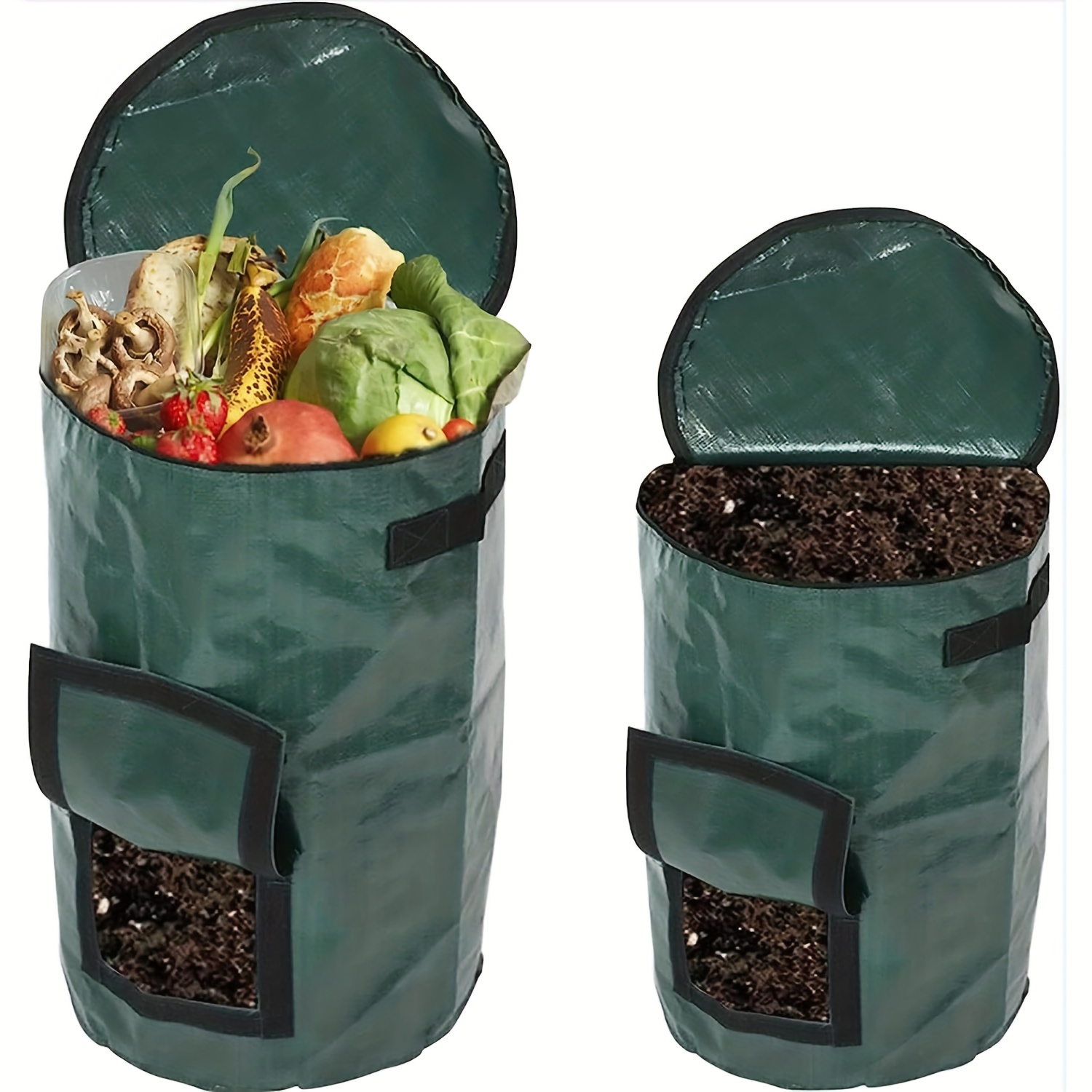 Trash Bags 3 Gallon Extra Thick Compost Bags For - Temu