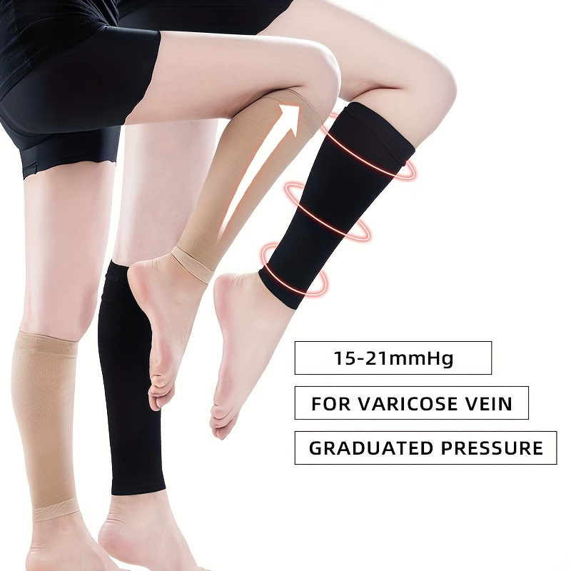 Sporty Compression Leg Sleeve Varicose Vein Prevention Leg - Temu Canada