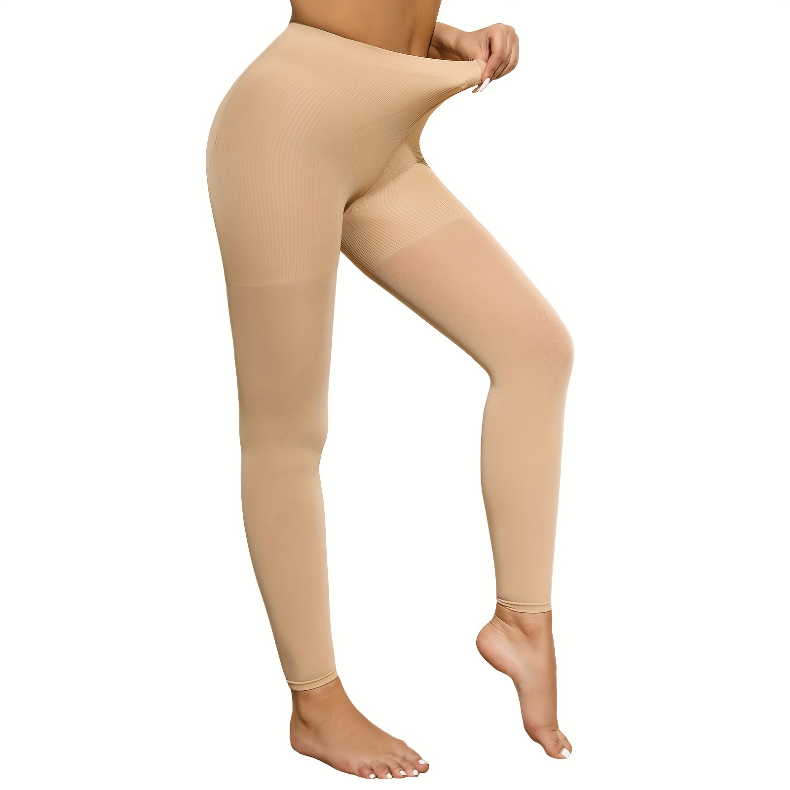 3pcs/1pc Stockings Spring Autumn Women Pantyhose Control Top Tights High  Waist