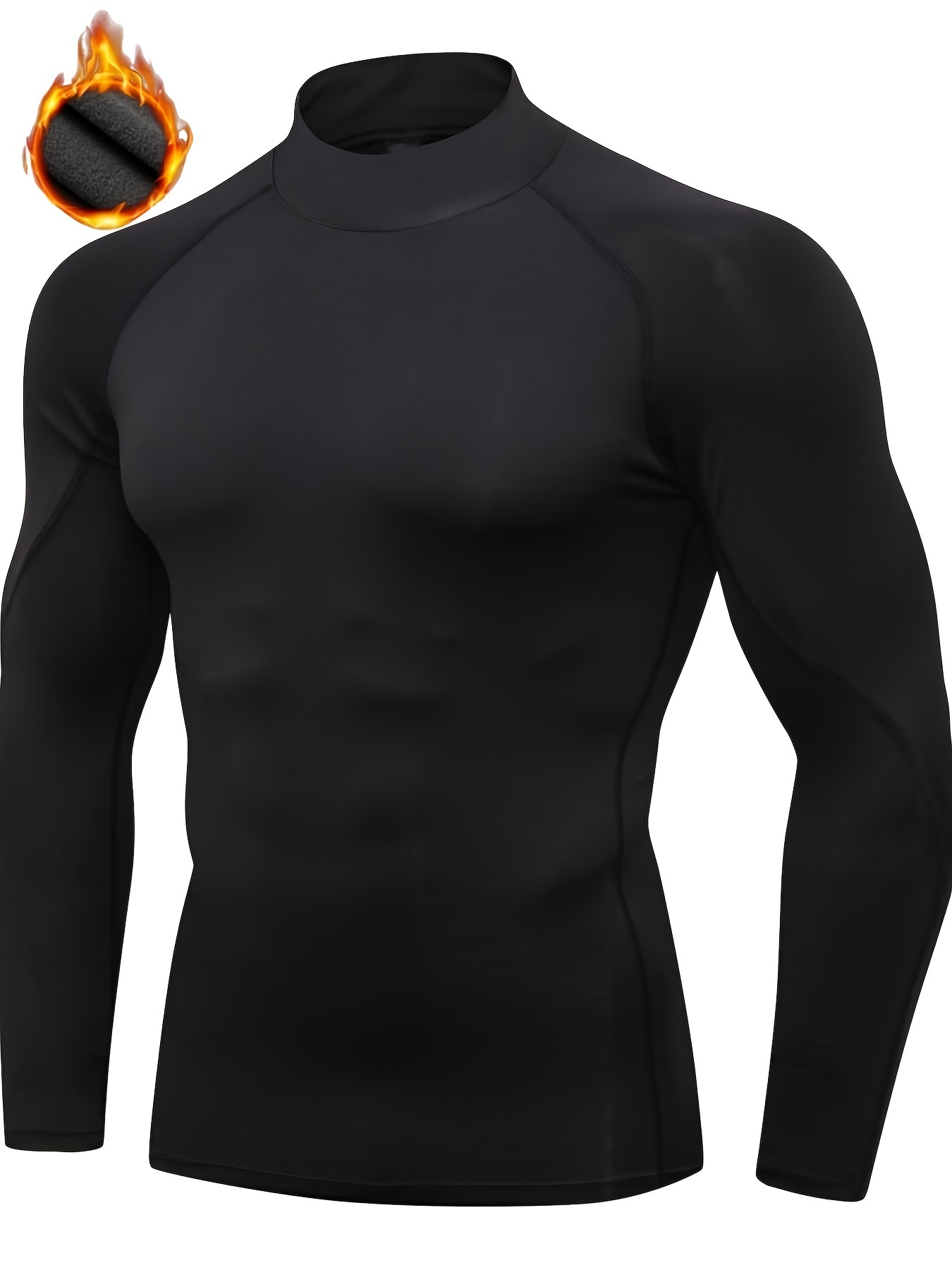 Men's Slimming Long Sleeve T shirt Compression Sweat Fitness - Temu