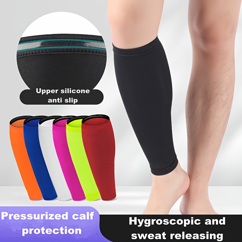  We Ball Sports Football Leg Sleeves Calf Compression for Men,  Athletic Shin Splint Support - One Pair (Black) : Health & Household
