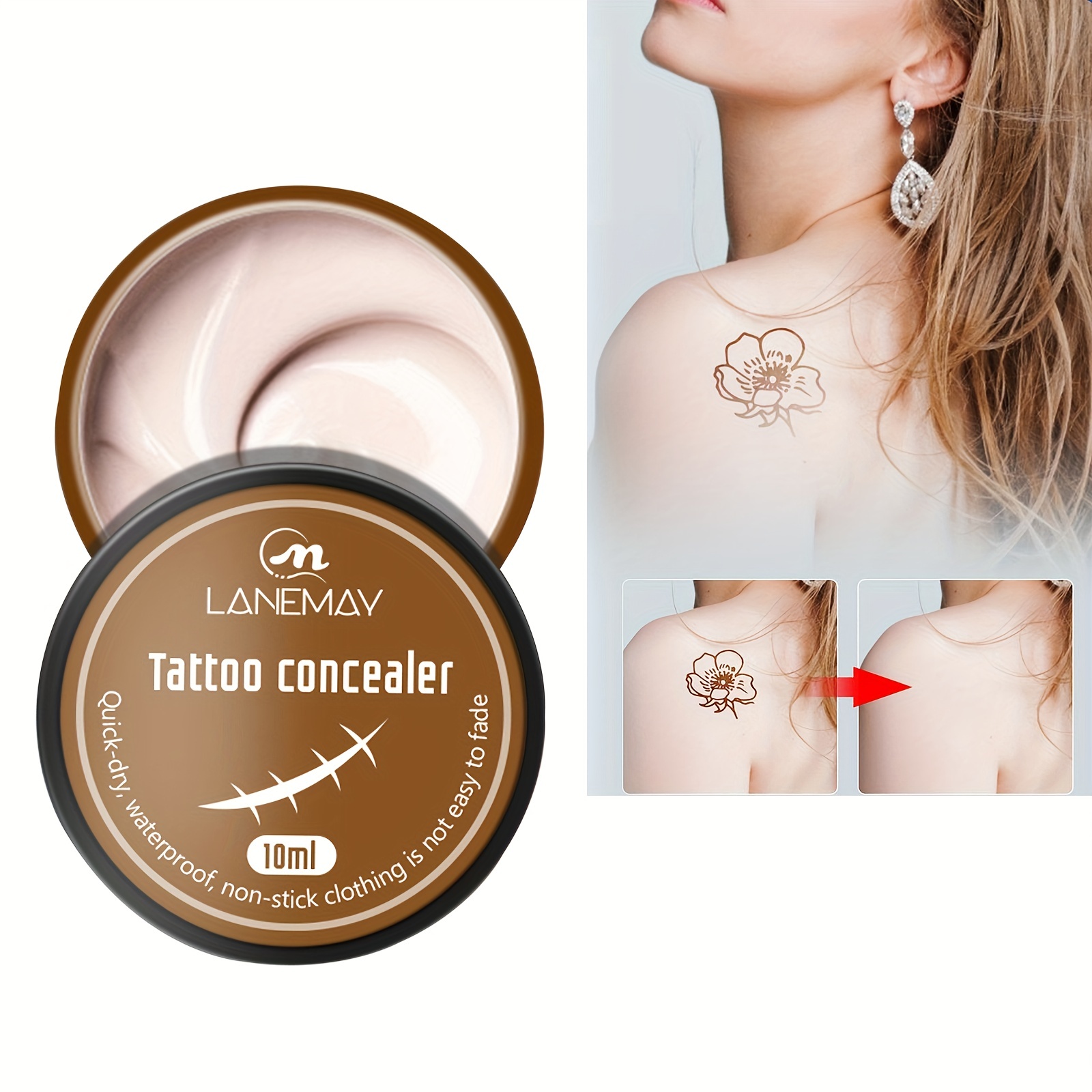 Tatouage et scar Concealer Impeccable Correcteur tricolore