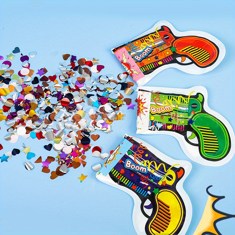 Push Pop Colorful Confetti Poppers Confetti Paper Cannons - Temu