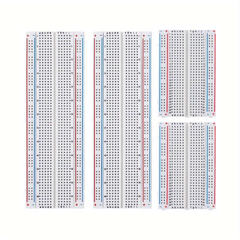 Kit de componentes electrónicos, surtido de diversión para principiantes  con 830 puntos de empate Breadboard, más de 400 componentes