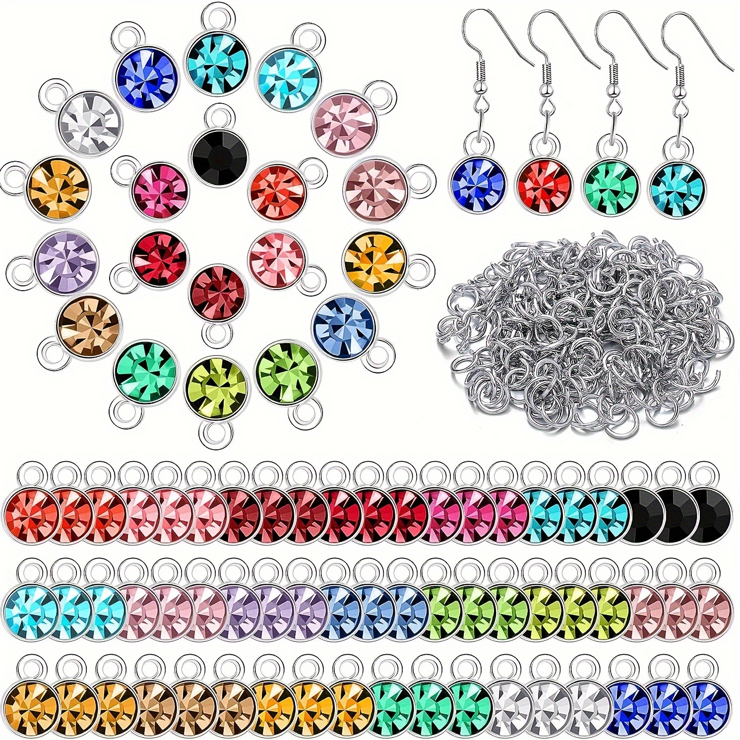 2400pcs Kit Suministros Hacer Pendientes 24 Estilos Ganchos - Temu Mexico