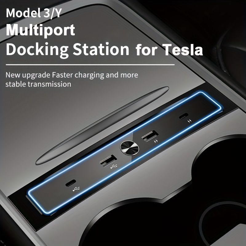 Intelligent 5in1 Multifunction Tesla Use Pd Fast Charging Splitter Hub  Type-C USB Docking Station - China Docking Station and Docking Station USB  price