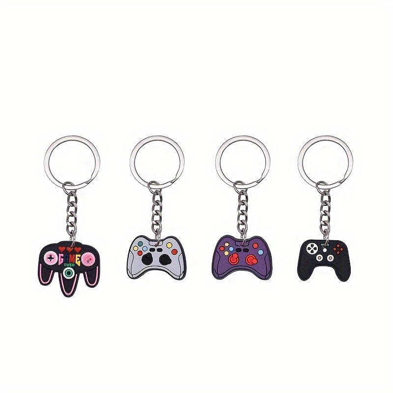 1pc PVC Individual Game Machine Keychain Mini Cartoon Game Console Gamepad  Keychains for Boy Bag Pendant Car Key Birthday Gifts - AliExpress