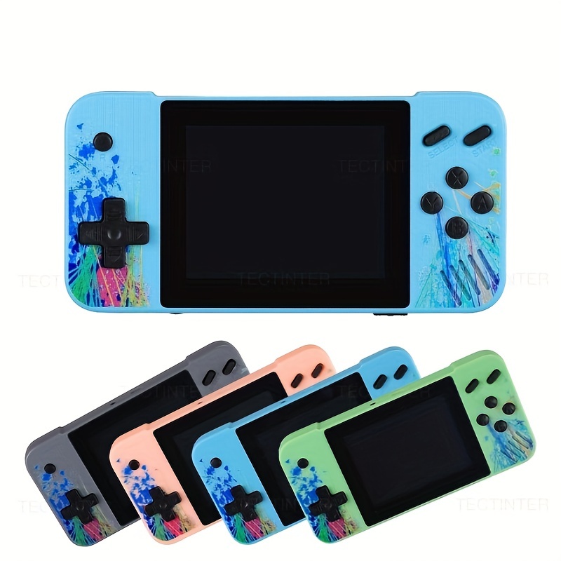 Powkiddy Q90 Retro Game Console 3-inch IPS screen Nostalgic retro mini  handheld game console 64G 10000 Games kids gift