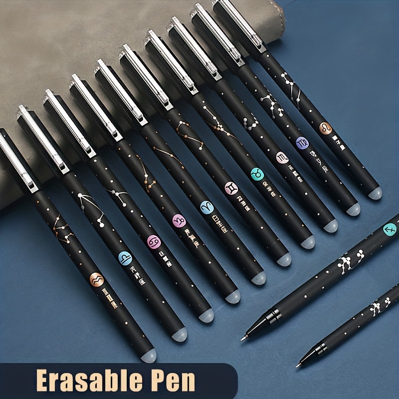 MyLifeUNIT: Black Ink Gel Pens, 1.0 mm Bold Point Pens, 12 Pack