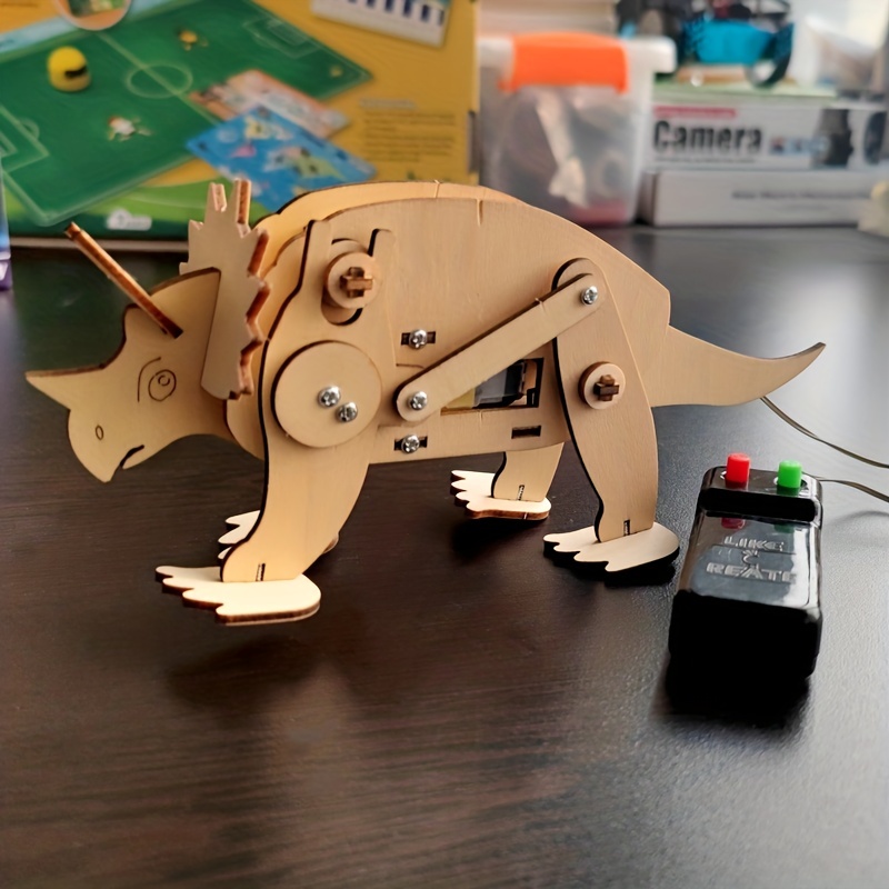 Kit de bricolage Robot dinosaure-jouet STEM éducatif pour enfants
